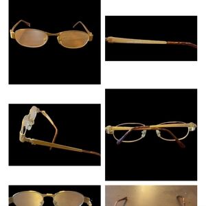 Gianni versace gold glasses